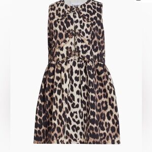Ganni Leopard Print Dress